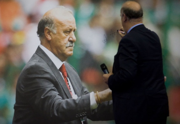 El seleccionador nacional particip� en un encuentro con numeroso p�blico en el Centro Deportivo Avil�s, en el que estuvo acompa�ado por los ex jugadores internacionales asturianos Marcelo Campanal, Eloy Alonso y Eloy Olaya, y el m�dico de la selecci�n espa�ola Oscar Celada.