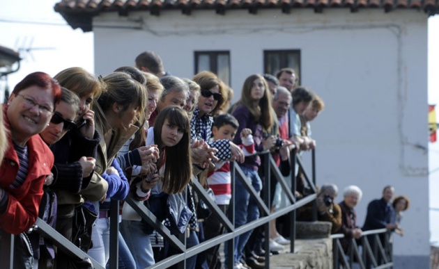 Los Pr�ncipes de Asturias visitan Llastres, Pueblo Ejemplar 2010