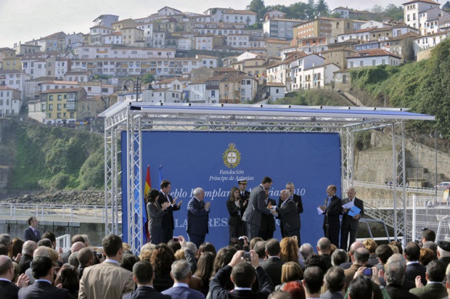 Los Pr�ncipes de Asturias visitan Llastres, Pueblo Ejemplar 2010