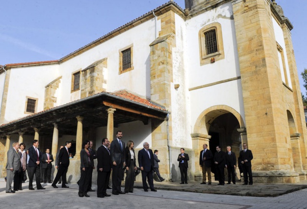 Los Pr�ncipes de Asturias visitan Llastres, Pueblo Ejemplar 2010