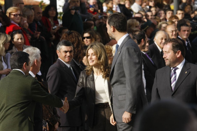 Los Pr�ncipes de Asturias visitan Llastres, Pueblo Ejemplar 2010
