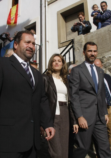 Los Pr�ncipes de Asturias visitan Llastres, Pueblo Ejemplar 2010