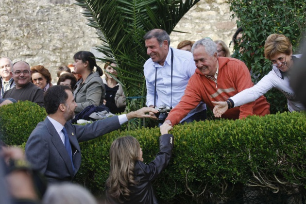 Los Pr�ncipes de Asturias visitan Llastres, Pueblo Ejemplar 2010