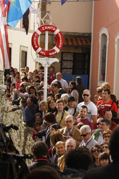 Los Pr�ncipes de Asturias visitan Llastres, Pueblo Ejemplar 2010