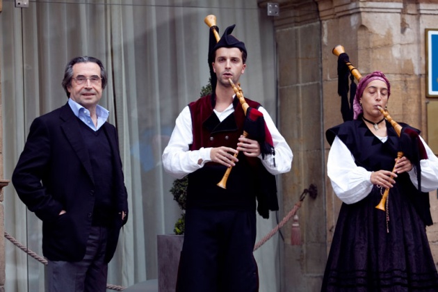 Llegada a Oviedo de Ricardo Muti, Premio Prncipe de las Artes.