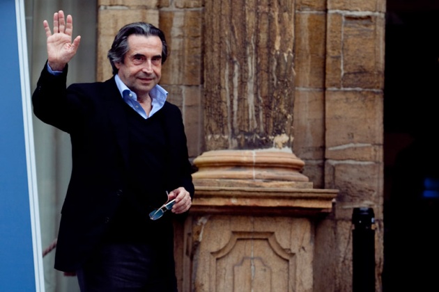 Llegada a Oviedo de Ricardo Muti, Premio Prncipe de las Artes.