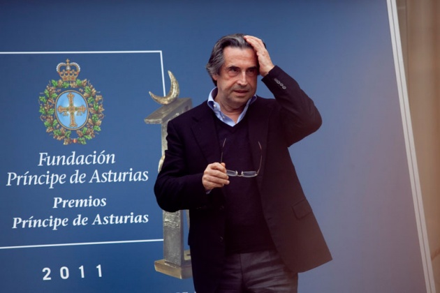 Llegada a Oviedo de Ricardo Muti, Premio Prncipe de las Artes.