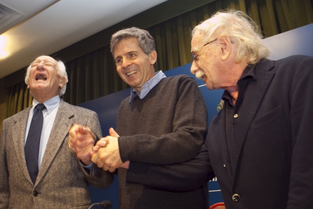 Rueda de prensa de Arturo lvarez-Buylla, Joseph Altman y Giacomo Rizzolatti, los galardonados con el Premio Prncipe de Investigacin Cientfica y Tcnica.