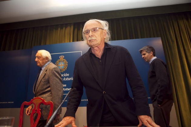 Rueda de prensa de Arturo lvarez-Buylla, Joseph Altman y Giacomo Rizzolatti, los galardonados con el Premio Prncipe de Investigacin Cientfica y Tcnica.