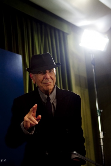 Rueda de prensa de Leonard Cohen, Premio Prncipe de las Letras