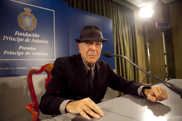 Rueda de prensa de Leonard Cohen, Premio Prncipe de las Letras