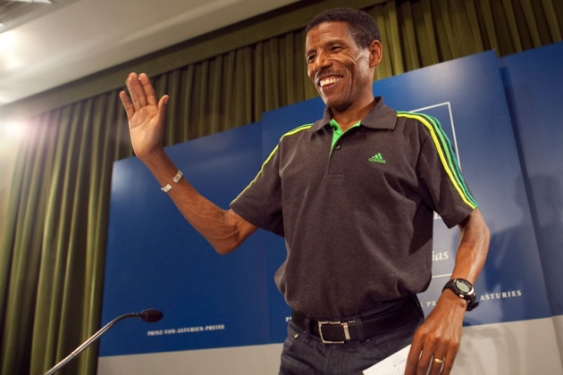 Rueda de prensa de Haile Gebrselassie, Premio Prncipe de Asturias de los Deportes