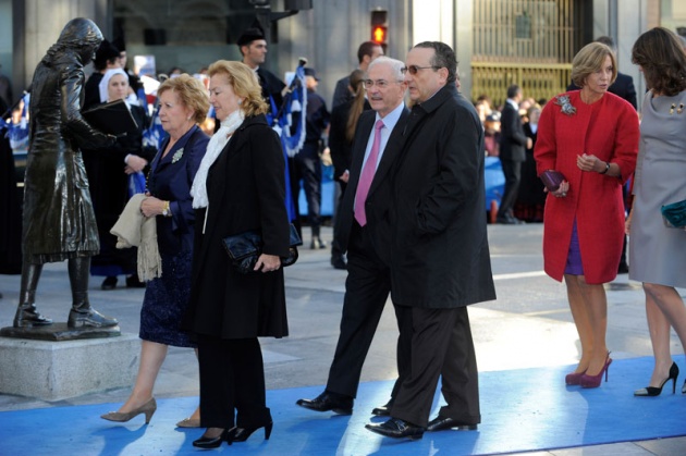 La alfombra roja se llena un ao ms de glamour antes de la ceremonia de entrega de los Premios Prncipe de Asturias 2011.