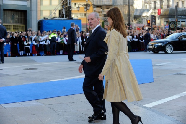 La alfombra roja se llena un ao ms de glamour antes de la ceremonia de entrega de los Premios Prncipe de Asturias 2011.