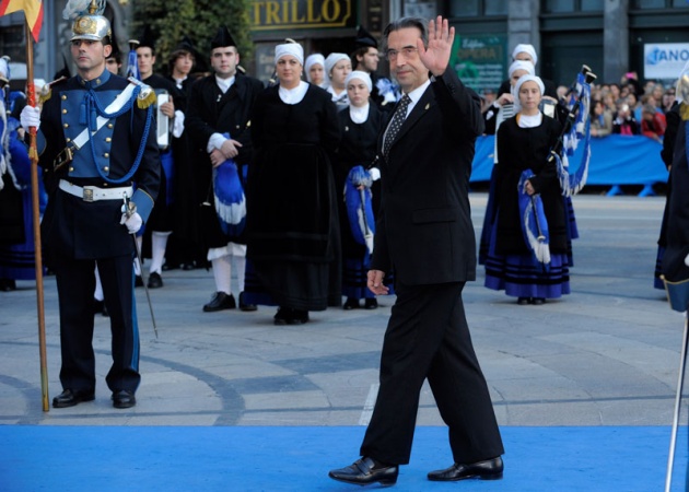 La alfombra roja se llena un ao ms de glamour antes de la ceremonia de entrega de los Premios Prncipe de Asturias 2011.