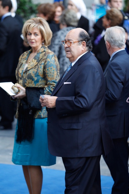 La alfombra azul se llena un ao ms de glamour antes de la ceremonia de entrega de los Premios Prncipe de Asturias 2011.