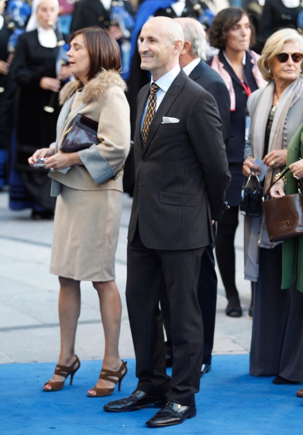 La alfombra azul se llena un ao ms de glamour antes de la ceremonia de entrega de los Premios Prncipe de Asturias 2011.