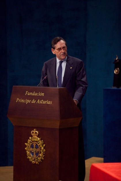 Don Felipe ha presidido, acompaado de la princesa de Asturias y en presencia de la reina, la ceremonia de entrega de la XXXI edicin de los Premios Prncipe de Asturias.