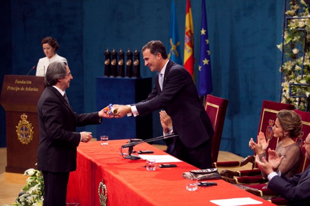 Don Felipe ha presidido, acompaado de la princesa de Asturias y en presencia de la reina, la ceremonia de entrega de la XXXI edicin de los Premios Prncipe de Asturias.