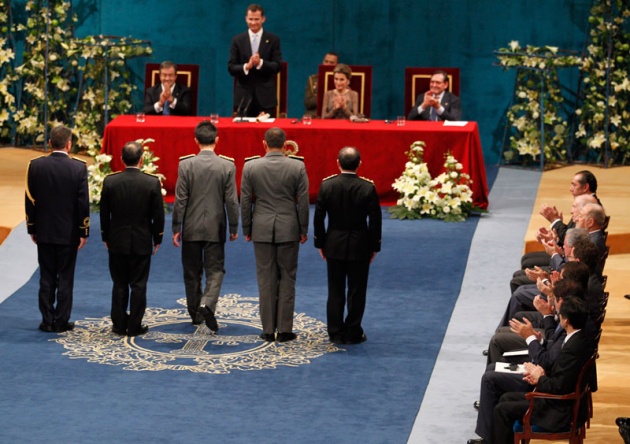 Don Felipe ha presidido, acompaado de la princesa de Asturias y en presencia de la reina, la ceremonia de entrega de la XXXI edicin de los Premios Prncipe de Asturias.