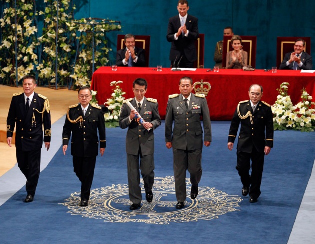 Don Felipe ha presidido, acompaado de la princesa de Asturias y en presencia de la reina, la ceremonia de entrega de la XXXI edicin de los Premios Prncipe de Asturias.