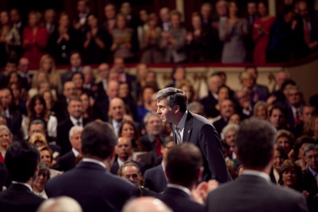 Don Felipe ha presidido, acompaado de la princesa de Asturias y en presencia de la reina, la ceremonia de entrega de la XXXI edicin de los Premios Prncipe de Asturias.