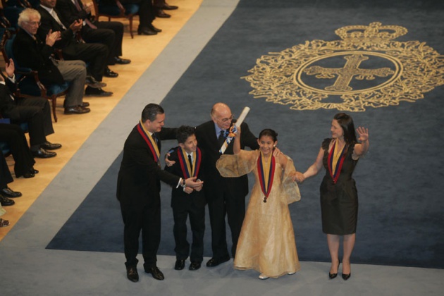 Los galardonados en los Premios Prncipe de Asturias del ao 2008