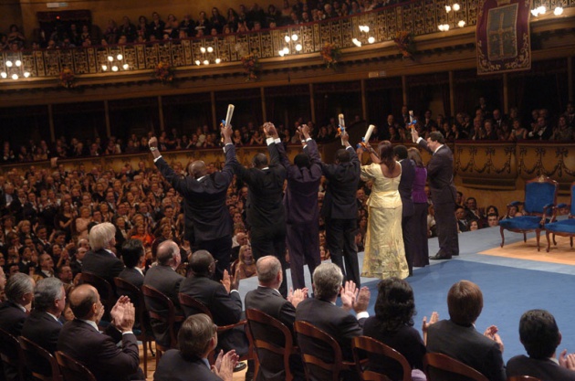 Los galardonados en los Premios Prncipe de Asturias del ao 2008