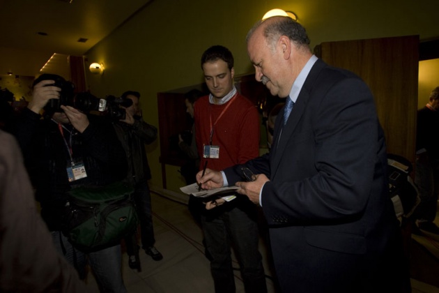 Los galardonados de los Premios Prncipe de Asturias 2010 llegan al Hotel de La Reconquista