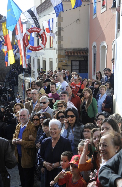 Los Prncipes de Asturias visitan Llastres, Pueblo Ejemplar 2010