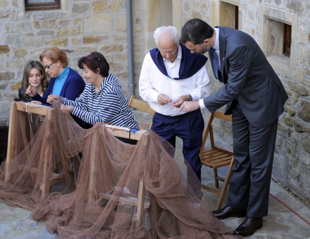 Los Prncipes de Asturias visitan Llastres, Pueblo Ejemplar 2010