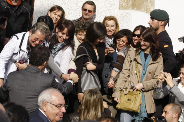 Los Prncipes de Asturias visitan Llastres, Pueblo Ejemplar 2010