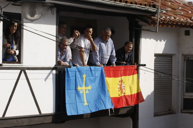 Los Prncipes de Asturias visitan Llastres, Pueblo Ejemplar 2010