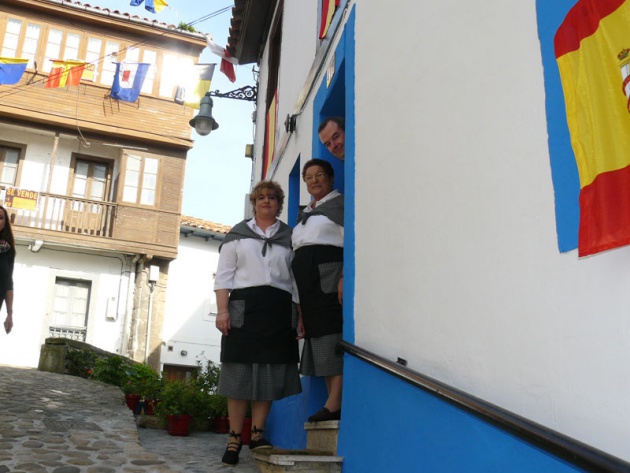 Los Prncipes de Asturias visitan Llastres, Pueblo Ejemplar 2010