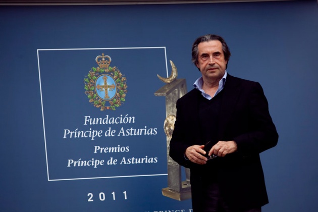 Llegada a Oviedo de Ricardo Muti, Premio Pr�ncipe de las Artes.