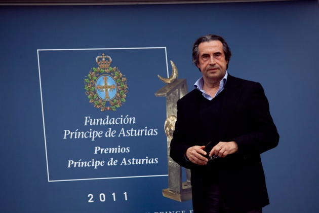 Llegada a Oviedo de Ricardo Muti, Premio Prncipe de las Artes.