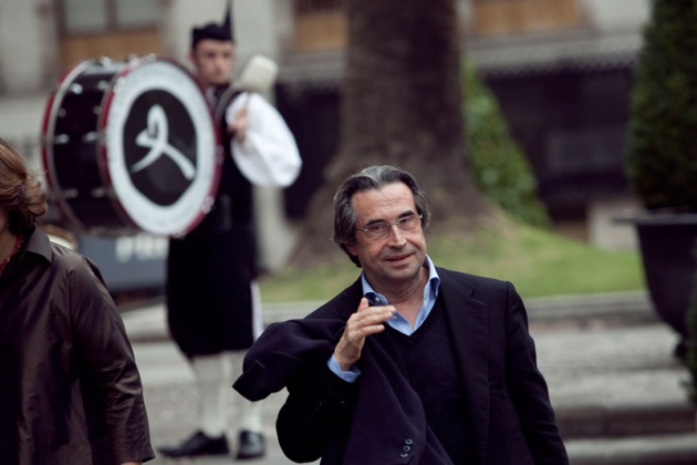 Llegada a Oviedo de Ricardo Muti, Premio Prncipe de las Artes.