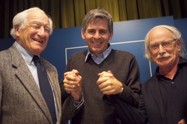 Rueda de prensa de Arturo lvarez-Buylla, Joseph Altman y Giacomo Rizzolatti, los galardonados con el Premio Prncipe de Investigacin Cientfica y Tcnica.