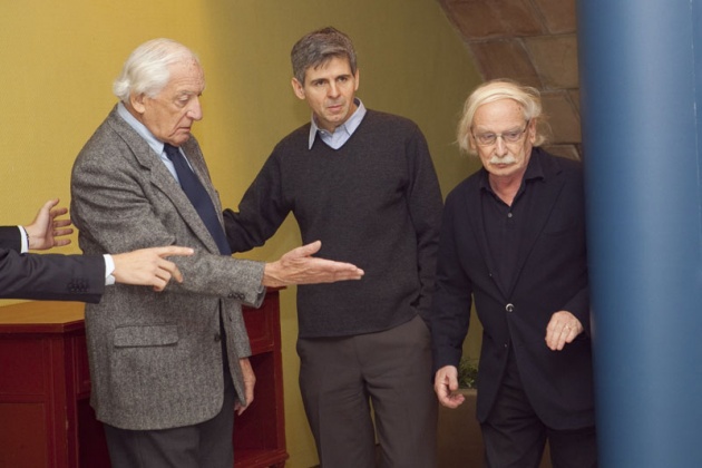 Rueda de prensa de Arturo lvarez-Buylla, Joseph Altman y Giacomo Rizzolatti, los galardonados con el Premio Prncipe de Investigacin Cientfica y Tcnica.