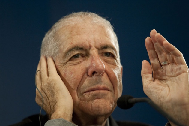 Rueda de prensa de Leonard Cohen, Premio Prncipe de las Letras