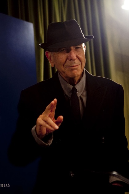 Rueda de prensa de Leonard Cohen, Premio Prncipe de las Letras
