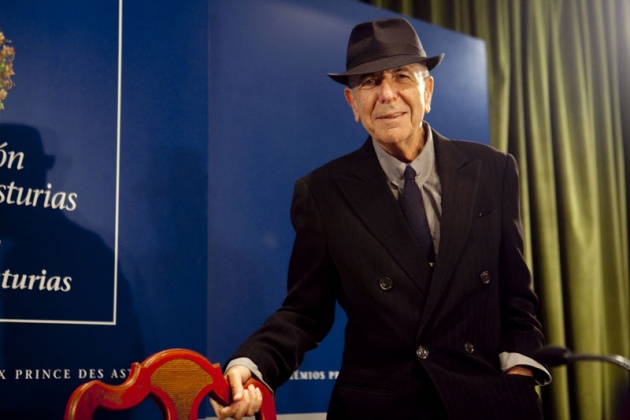 Rueda de prensa de Leonard Cohen, Premio Prncipe de las Letras