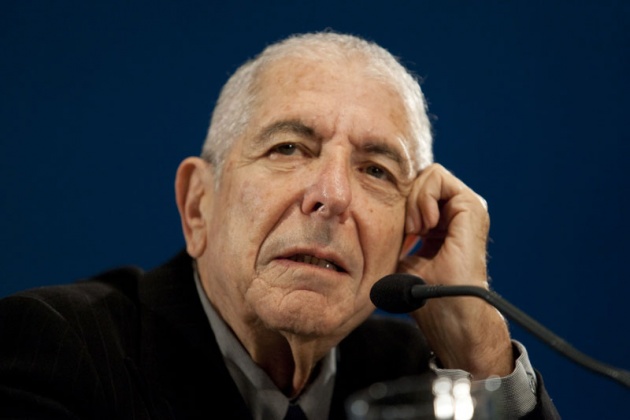 Rueda de prensa de Leonard Cohen, Premio Prncipe de las Letras