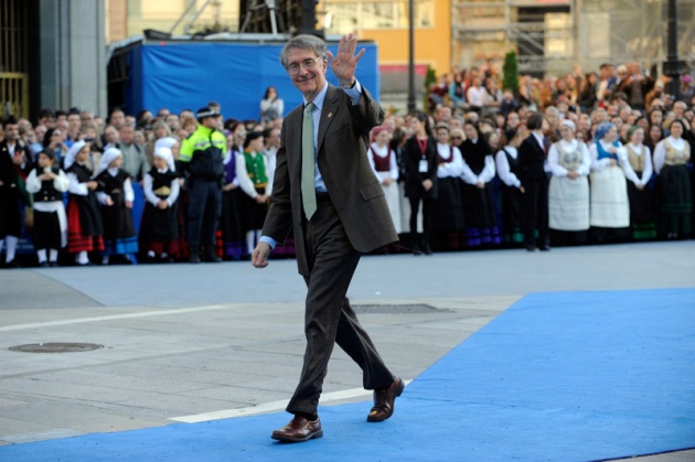 La alfombra roja se llena un ao ms de glamour antes de la ceremonia de entrega de los Premios Prncipe de Asturias 2011.