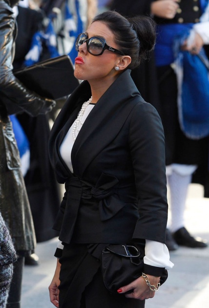 La alfombra azul se llena un ao ms de glamour antes de la ceremonia de entrega de los Premios Prncipe de Asturias 2011.