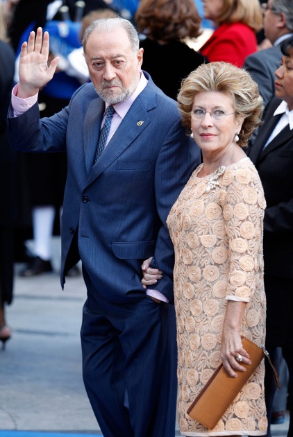 La alfombra azul se llena un ao ms de glamour antes de la ceremonia de entrega de los Premios Prncipe de Asturias 2011.