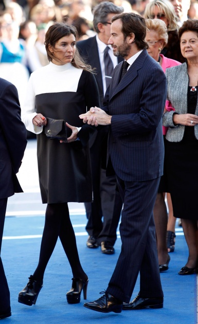 La alfombra azul se llena un ao ms de glamour antes de la ceremonia de entrega de los Premios Prncipe de Asturias 2011.