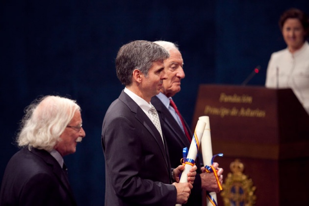 Don Felipe ha presidido, acompaado de la princesa de Asturias y en presencia de la reina, la ceremonia de entrega de la XXXI edicin de los Premios Prncipe de Asturias.