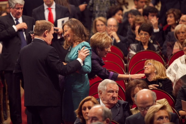 Don Felipe ha presidido, acompaado de la princesa de Asturias y en presencia de la reina, la ceremonia de entrega de la XXXI edicin de los Premios Prncipe de Asturias.