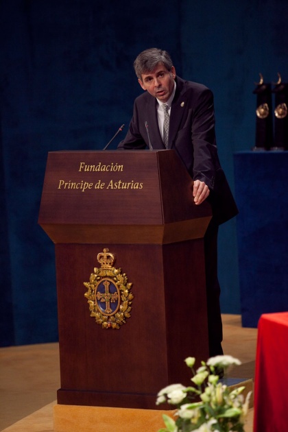 Don Felipe ha presidido, acompaado de la princesa de Asturias y en presencia de la reina, la ceremonia de entrega de la XXXI edicin de los Premios Prncipe de Asturias.